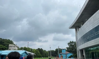 Khu tuần tra chung giữa Triều Tiên và Hàn Quốc ở biên giới. (Ảnh: Reuters)