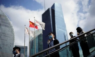 Khu tài chính Lục Gia Chủy ở Thượng Hải. (Ảnh: Reuters)