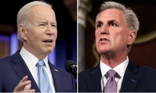 Tổng thống Mỹ Joe Biden và Chủ tịch Hạ viện Kevin McCarthy 