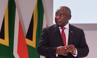 Tổng thống Nam Phi Cyril Ramaphosa. (Ảnh: Bloomberg)