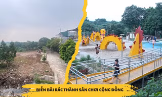 Biến bãi rác thành sân chơi cộng đồng giữa lòng Hà Nội