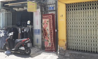 Khu vực dãy trọ phát hiện vụ việc.