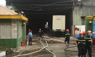 Hiện trường vụ cháy.