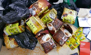 Lượng lớn ma túy bị thu giữ.