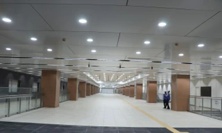 Dự kiến 2021 tuyến metro số 1 sẽ đi vào hoạt động.