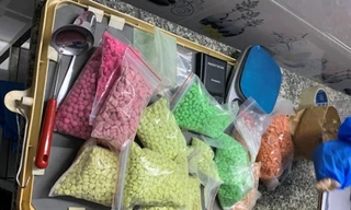 Lượng lớn ma túy bị thu giữ.