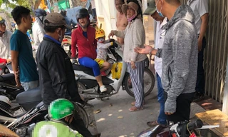 Nạn nhân ngã xe trọng thương khi bị cướp.