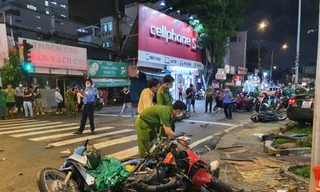 Hiện trường vụ tai nạn