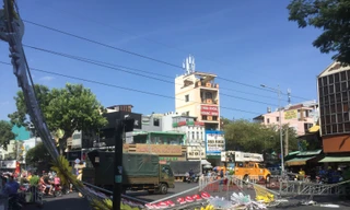 Hiện trường vụ việc.