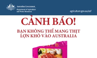 Australia cấm mang thịt lợn khô từ bât cứ quốc gia nào vào nước họ.