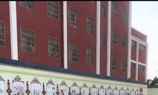 Cao Yên Năng nỗ lực hết mình tại cuộc thi chạy 1.000m.