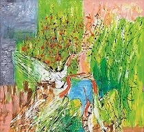 Tác phẩm "Giai điệu của hạnh phúc" của Văn Dương Thành.