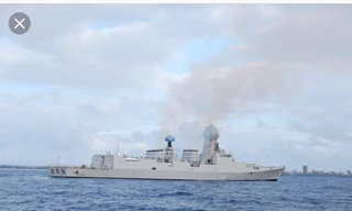 Tàu hải quân IN KOLKATA. Ảnh minh hoạ