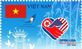 Phát hành bộ tem đặc biệt chào mừng thượng đỉnh Mỹ - Triều