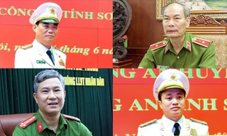 Chân dung bốn vị tướng, tá công an được phong danh hiệu Anh hùng