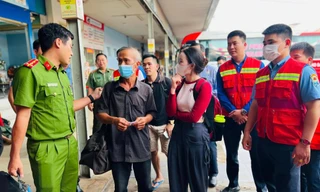 Tuổi trẻ Công an TPHCM tăng cường đội hình tuần tra, bắt tội phạm tại bến xe