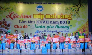Hơn 500 em nhỏ chung vui trong Liên hoan 'Búp mai vàng' 2018