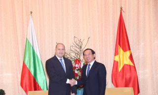 Tổng thống Bulgaria Rumen Radev hội kiến với Bí thư Thành ủy TPHCM Nguyễn Văn Nên