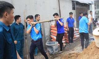 Ngay sau Đại hội Hội LHTN, thanh niên quận 9 ra quân làm đường giúp dân