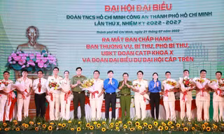 Đại úy Đặng Văn Thắng tái đắc cử Bí thư Đoàn Công an TPHCM khóa X