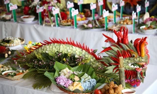 Xác lập kỷ lục Việt Nam 100 món ăn làm từ khoai mì 