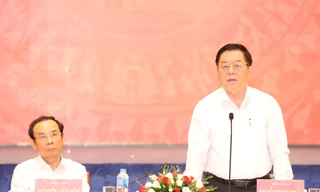 Trưởng Ban Tuyên giáo và Dân vận Trung ương gặp mặt các cơ quan báo chí tại TP Hồ Chí Minh