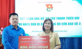 Văn phòng Trung ương Đoàn phía Nam tiếp nhận nhiều sẻ chia với đồng bào vùng bão lũ