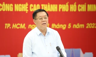 Trưởng ban Tuyên giáo Trung ương làm việc với Ban Quản lý khu Công nghệ cao TPHCM