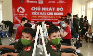 Hơn 400 cán bộ, chiến sĩ cảnh sát cơ động hào hứng sẻ chia giọt máu hồng tại Chủ nhật Đỏ