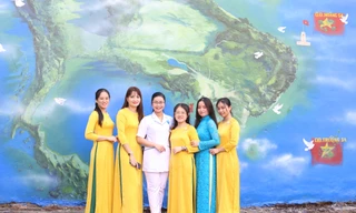 Công trình bích họa ở bệnh viện phụ sản lớn nhất TPHCM