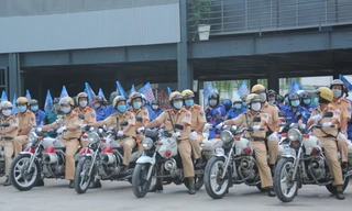 TPHCM ra quân đợt cao điểm đảm bảo trật tự, ATGT tại các giao lộ ùn tắc 