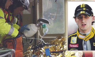 Tay lái Kubica đang được cấp cứu tại bệnh viện và khả năng trở lại đường đua rất mong manh