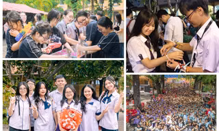 Teen THPT Minh Khai nghẹn ngào bộc bạch tình cảm trong ngày trưởng thành