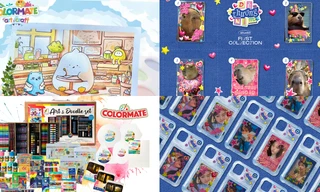 Quà tặng bạn đọc: Sáng tạo cùng bộ bút chì màu, trang trí card bo góc "đu idol"