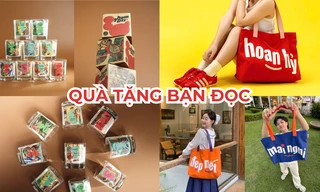 Quà tặng bạn đọc: "Mở bát" năm mới cùng nến thơm và túi xách thông điệp
