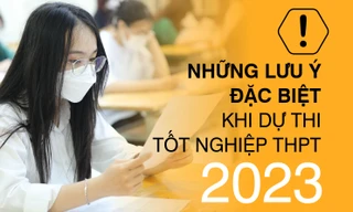 Những lưu ý đặc biệt khi dự thi tốt nghiệp THPT 2023