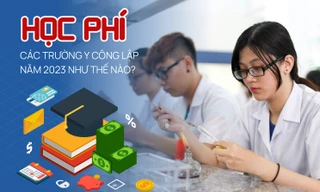 [Infographics] Học phí các Trường Y công lập năm 2023-2024 như thế nào?