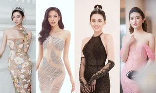 Diện váy mỏng như sương, Đỗ Mỹ Linh và dàn hậu khoe đường cong gợi cảm