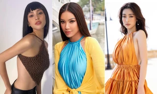 Dàn Hoa hậu, Á hậu Việt 'mê mệt' váy yếm cách tân khoe vẻ xuân thì quyến rũ 