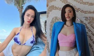 Người đẹp Áo dài Vũ Ngọc Anh sexy với bikini, Á hậu Thuý An thả dáng nóng bỏng đón tuổi mới