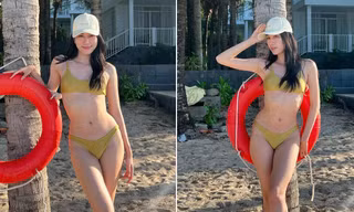Á hậu Phương Anh khoe dáng nóng bỏng với bikini trước thềm Hoa hậu Quốc tế 2022