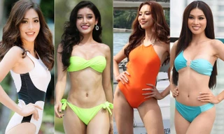 Đường cong nóng bỏng của Thùy Tiên, Huyền My và dàn mỹ nhân Việt trong phần thi áo tắm ở Miss Grand 