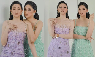 Cặp chị em ruột cùng là Á hậu duy nhất trong showbiz khoe sắc nóng bỏng trong 1 khung hình