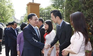 Hình ảnh hoạt động của Chủ tịch Quốc hội Vương Đình Huệ tại Hungary