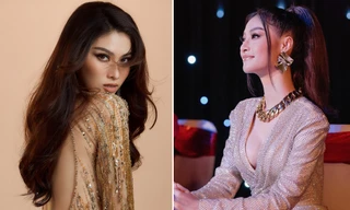 Á hậu Ngọc Thảo mặc váy xuyên thấu khoe lưng trần, Kiều Loan diện váy xẻ vòng 1 nóng bỏng