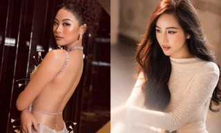 Đào Thị Hà khoe lưng trần nóng bỏng với váy lông vũ, Mai Phương Thúy mặc 'kín mít' vẫn quyến rũ