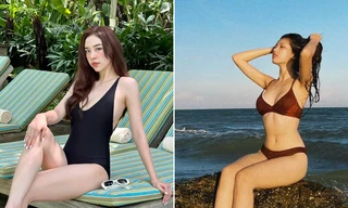 Á hậu Ngọc Thảo, Thuý An cùng khoe đường cong nóng bỏng với áo tắm