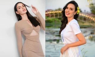 Nhan sắc ngọt ngào, quyến rũ của mỹ nhân lai vừa đăng quang Hoa hậu Thái Lan 2022