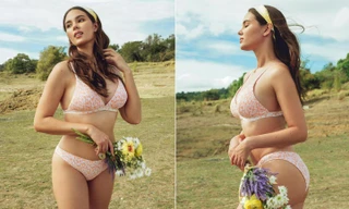 Hoa hậu Hoàn vũ có hơn 13 triệu người follow trên instagram lộ dáng đẫy đà khi mặc bikini