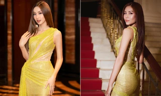 Thuỳ Tiên, Nguyễn Thị Loan khoe vóc dáng nóng bỏng khi cùng mặc váy lệch tà lạ mắt